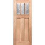 Edwardian-3L design adding privacy with artistic glass panels
