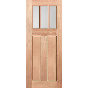 Edwardian-3L door with soft-focus frosted glass design