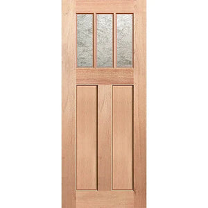 Edwardian-3L door with softly obscured Rice Paper glazing