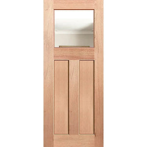 Clear double glazing softening light in Edwardian-G door