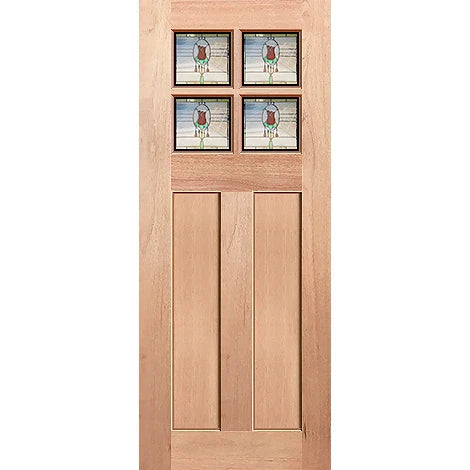 Edwardian-G style enriched by detailed floral triple glass