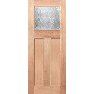 Frosted glass look in Edwardian-G exterior door