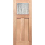 Edwardian-G door with stylish privacy Seadrift glazing