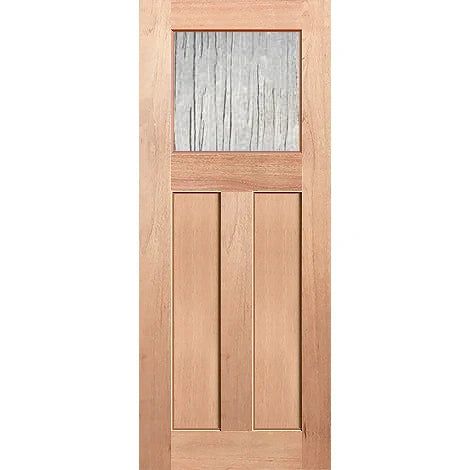Edwardian-G door with stylish privacy Seadrift glazing