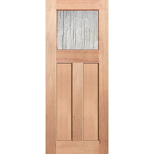 Edwardian-G door with stylish privacy Seadrift glazing