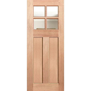 Edwardian-4L Entrance Door - Clear Glass