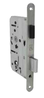 Lock mechanism on a white background