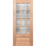 Glass with traditional cathedral pattern for soft exteriors