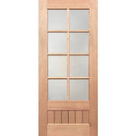 Clear yet private translucent door panel