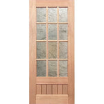Modern panel door with Rice Paper glass clarity