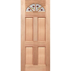 Fanlight Internal Door - Multi-Colour Frost