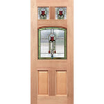 Romantic curved door design with English Rose-LL triple glass