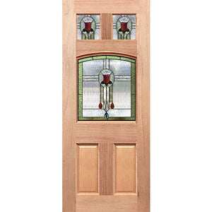 Romantic curved door design with English Rose-LL triple glass