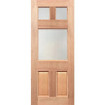 Minimalist glass touch in traditional Federation door
