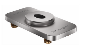 Metal component with 'Fritsjugens' branding on a white background