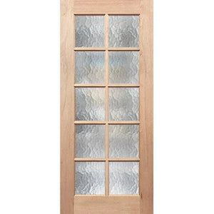 French 10L Internal Door - Toughened Glass