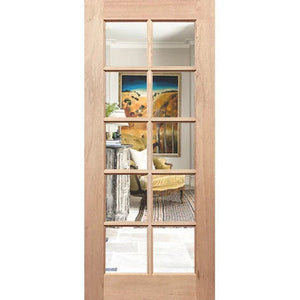 French 10L Entrance Door - Clear Glass