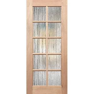 French 10L Entrance Door - Toughened Glass