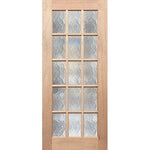 French door with classic 15L cathedral texture