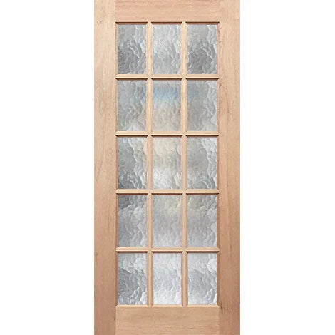 French door with classic 15L cathedral texture
