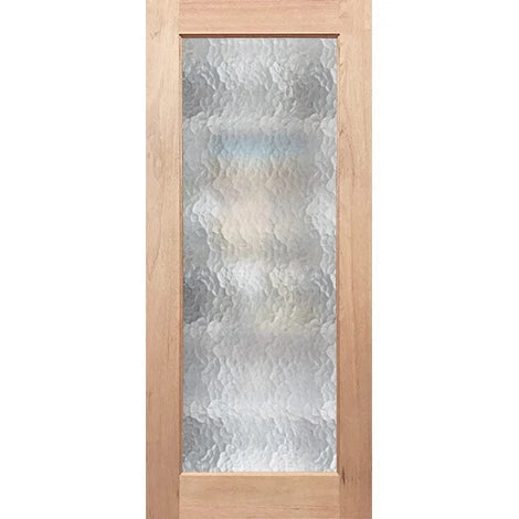 French 1G exterior door with toughened obscure glass