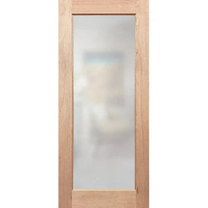 French 1G clear lines with semi-private frosted panel