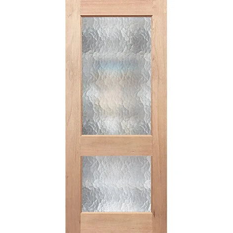 French 2G graceful door with artistic privacy panel
