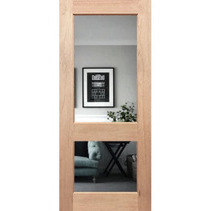 French 2G Entrance Door - Decorative Glass