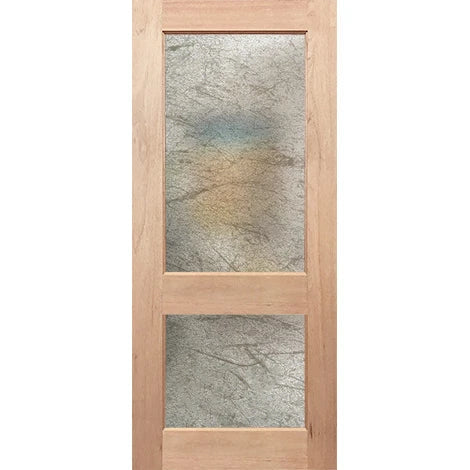 French 2G frosted insert with traditional wood frame