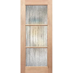 Textured frosted Seadrift in French 3L door design