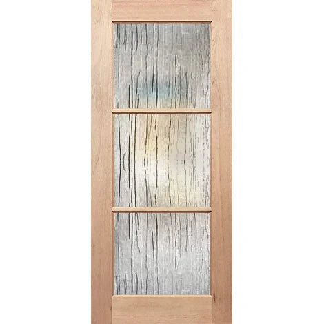 Textured frosted Seadrift in French 3L door design