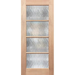 Patterned cathedral effect French 4L external door
