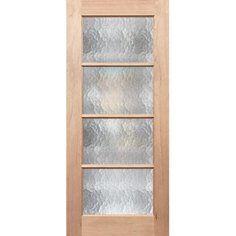 Patterned cathedral effect French 4L external door