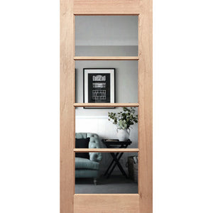 French 4L Entrance Door - Decorative Glass