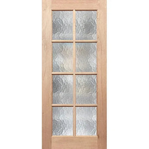 French 8L Entrance Door - Decorative Glass