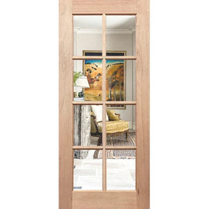 French 8L Entrance Door - Clear Glass