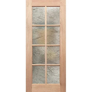 Modern home door  French 8-lite with Rice Paper