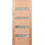 Refined glass door blending tradition with modern form