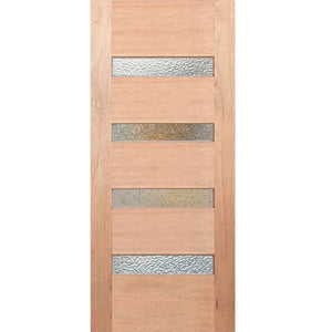 Grange 4G SQ Modern Entrance Door - Decorative Glass