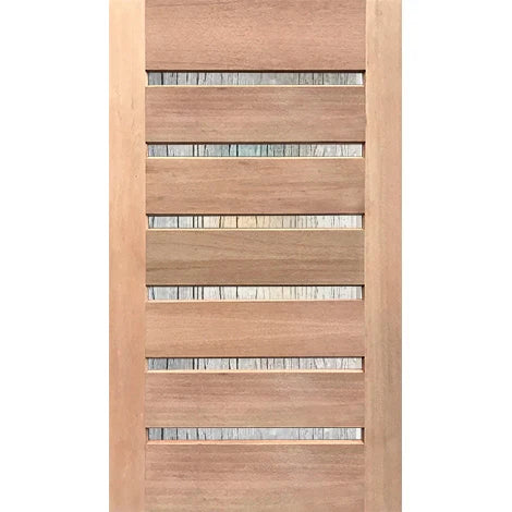 Grange Modern door with wave-inspired textured panels