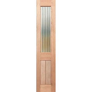 Half French 1G-Vgroove SL Internal Door - Toughened Glass