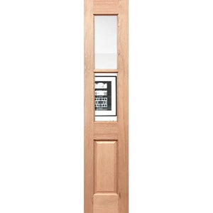 Half French 4L1P SL Internal Door - Decorative Glass