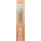 Half French 4L2P SL Entrance Door - Decorative Glass