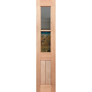 Half French 4L-Vgroove SL Internal Door - Laminated Glass
