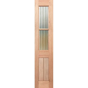 Half French 2L-Vgroove SL Internal Door - Toughened Glass