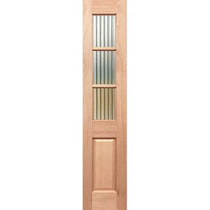 Half French 3L1P SL Internal Door - Toughened Glass
