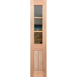 Half French 3L-Vgroove SL Internal Door - Laminated Glass