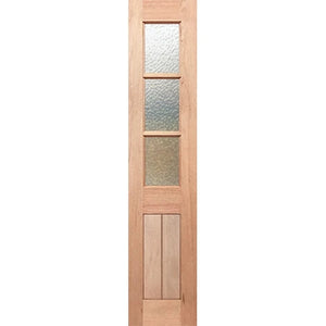 Half French 3L-Vgroove SL Internal Door - Toughened Glass