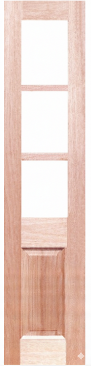Half French 6L1P SL Internal Door - Unglazed
