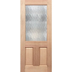 BAL19 Half French 1G2P Entrance - Toughened Glass